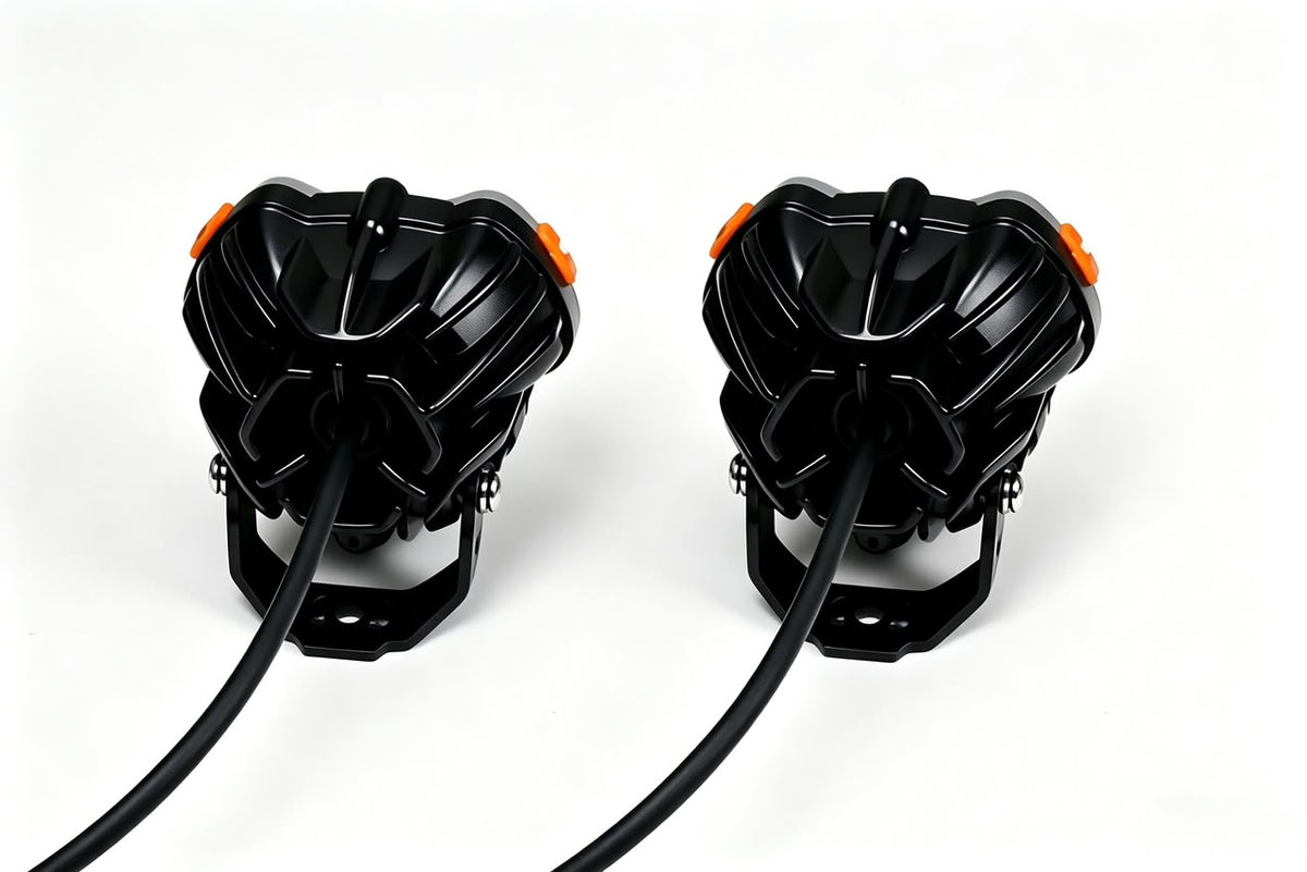Delta 3 LED Pod Lights – 3.5" Tri-Lens Spot (Pair)